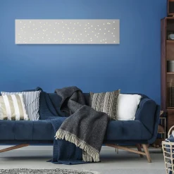 LED-kattovalaisin Sparkle CCT him., teräs 100x45cm