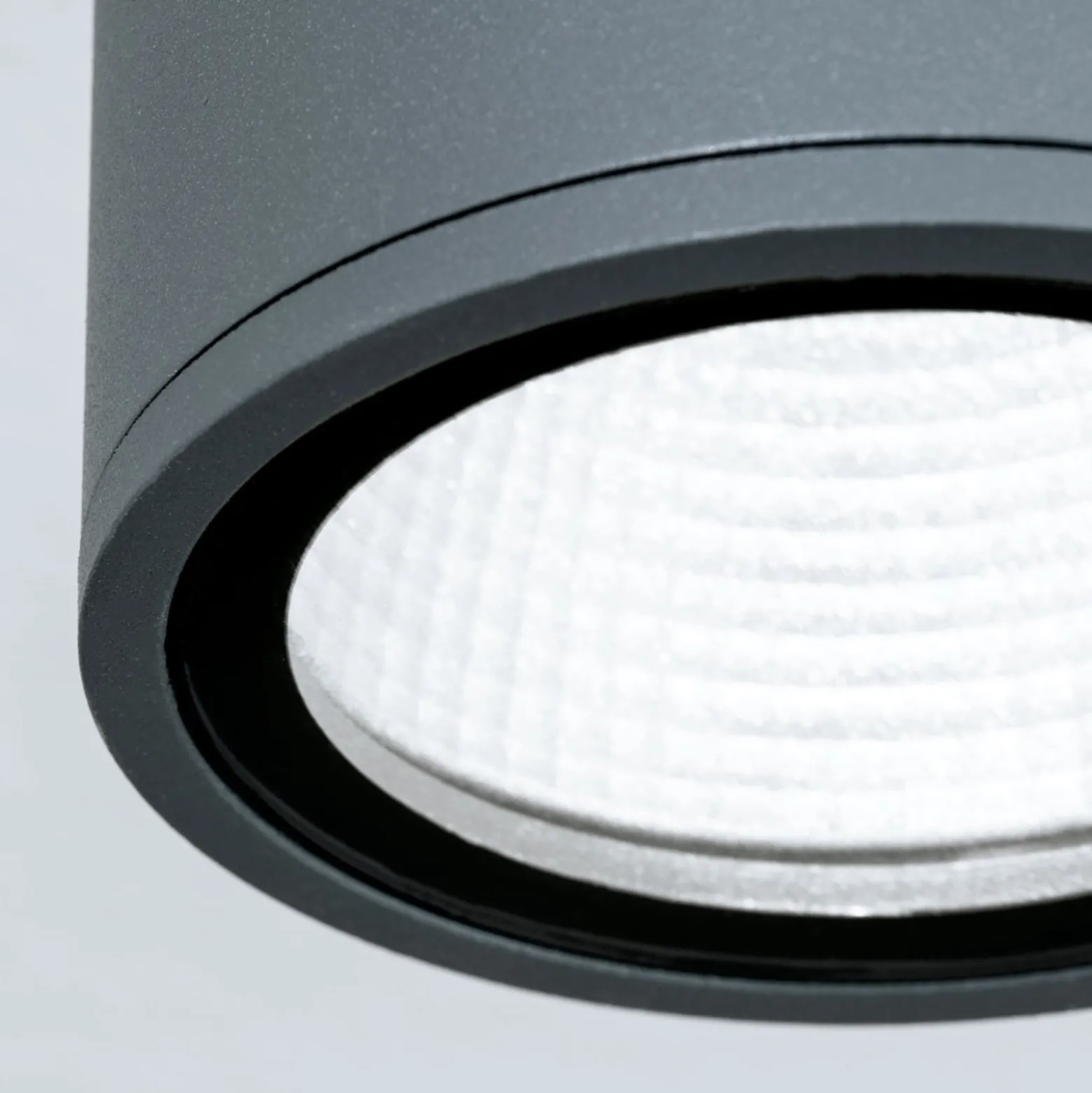 LED-kattovalaisin Sputnik IP65 Ø 9 cm, antrasiitti