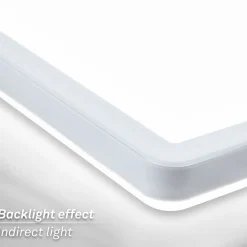 LED-kattovalaisin Tava A, CCT, 29 x 29 cm, valkoinen, kaukosäädin