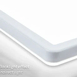 LED-kattovalaisin Tava A, 42x42 cm, muovia, valkoinen