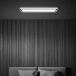 LED kattovalaisin Tava, musta, muovia, 98cm, taustavalo, taustavalo
