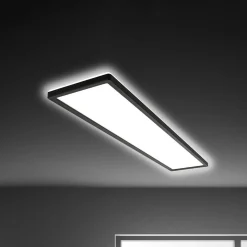 LED kattovalaisin Tava, musta, muovia, 98cm, taustavalo, taustavalo