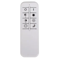LED-kattovalaisin Yvaris, hopea, CCT, kaukosäädin