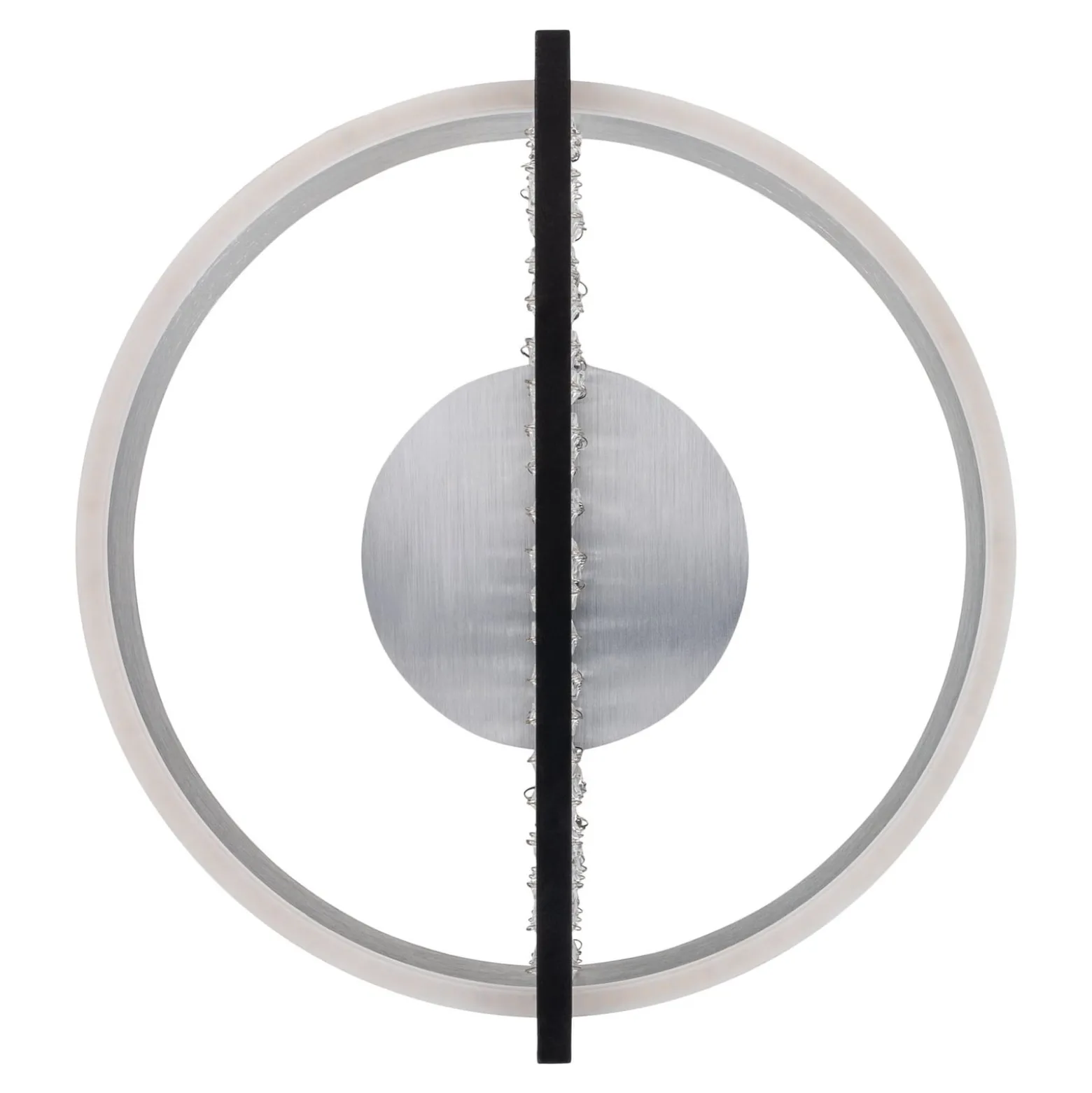 LED-kattovalaisin Yvaris, hopea, CCT, kaukosäädin