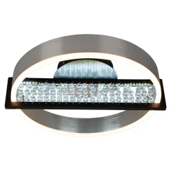 LED-kattovalaisin Yvaris, hopea, CCT, kaukosäädin