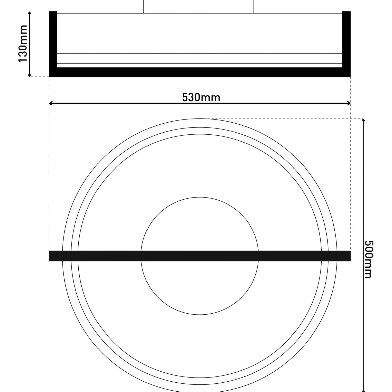 LED-kattovalaisin Yvaris, hopea, CCT, kaukosäädin