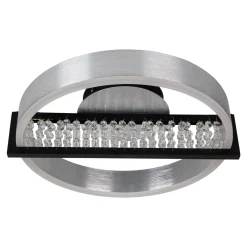 LED-kattovalaisin Yvaris, hopea, CCT, kaukosäädin