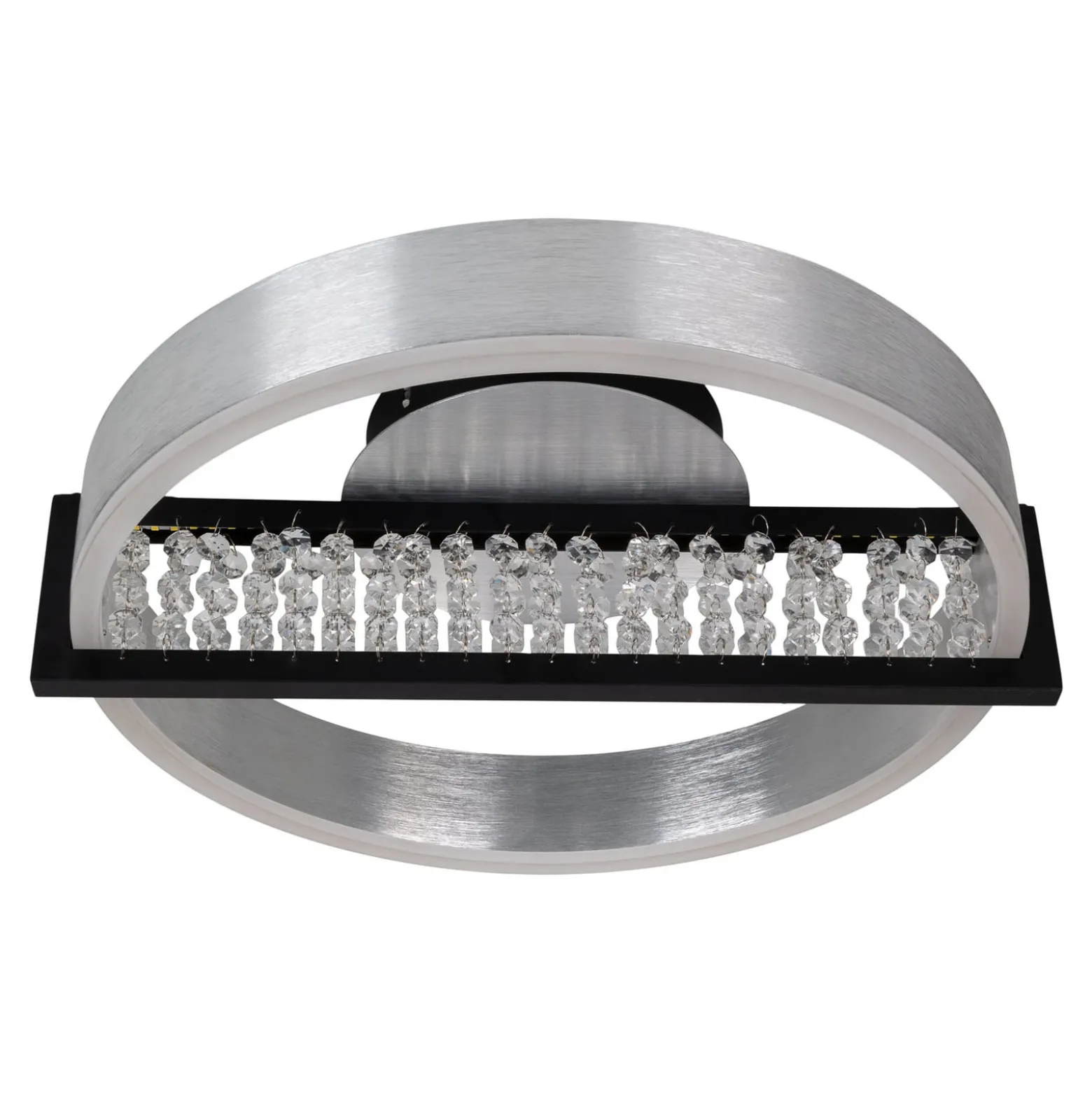 LED-kattovalaisin Yvaris, hopea, CCT, kaukosäädin