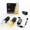 LED-keijuvalot Twinkly CCT, 250-fl. 20 m musta