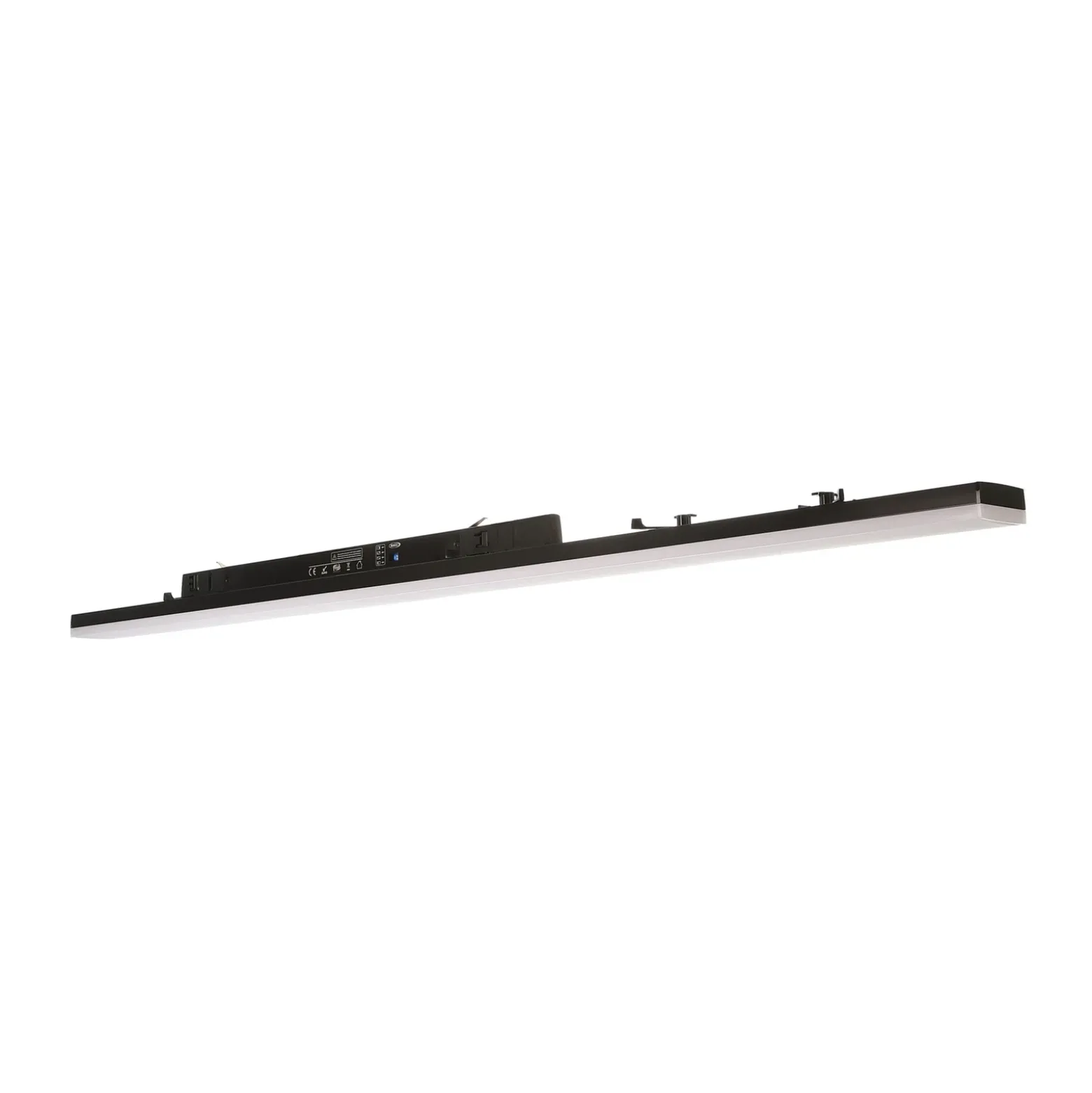 LED-kiskovalaisin LINEAR PRO musta CCT 120cm 3-piirinen DALI-valaisin