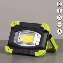 LED-kohdevalaisin ulos 850947, musta/vihreä, pituus 17 cm