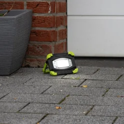 LED-kohdevalaisin ulos 850947, musta/vihreä, pituus 17 cm