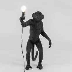 LED-koisteterassivalaisin Monkey Lamp pysty, black