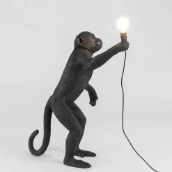 LED-koisteterassivalaisin Monkey Lamp pysty, black