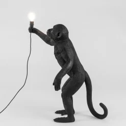 LED-koisteterassivalaisin Monkey Lamp pysty, black