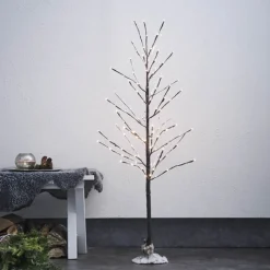 LED koristepuu Tobby Tree IP44 ruskea korkeus 120cm