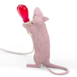 LED-koristepöytävalo Mouse Lamp USB Valentine valk
