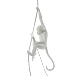 LED-koristeriippuvalo Monkey Lamp valk./riippuva