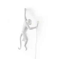LED-koristeseinävalaisin Monkey Lamp valk./vasen