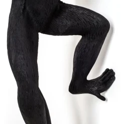 LED-koristeulkoseinävalo Monkey Lamp, vasen, musta