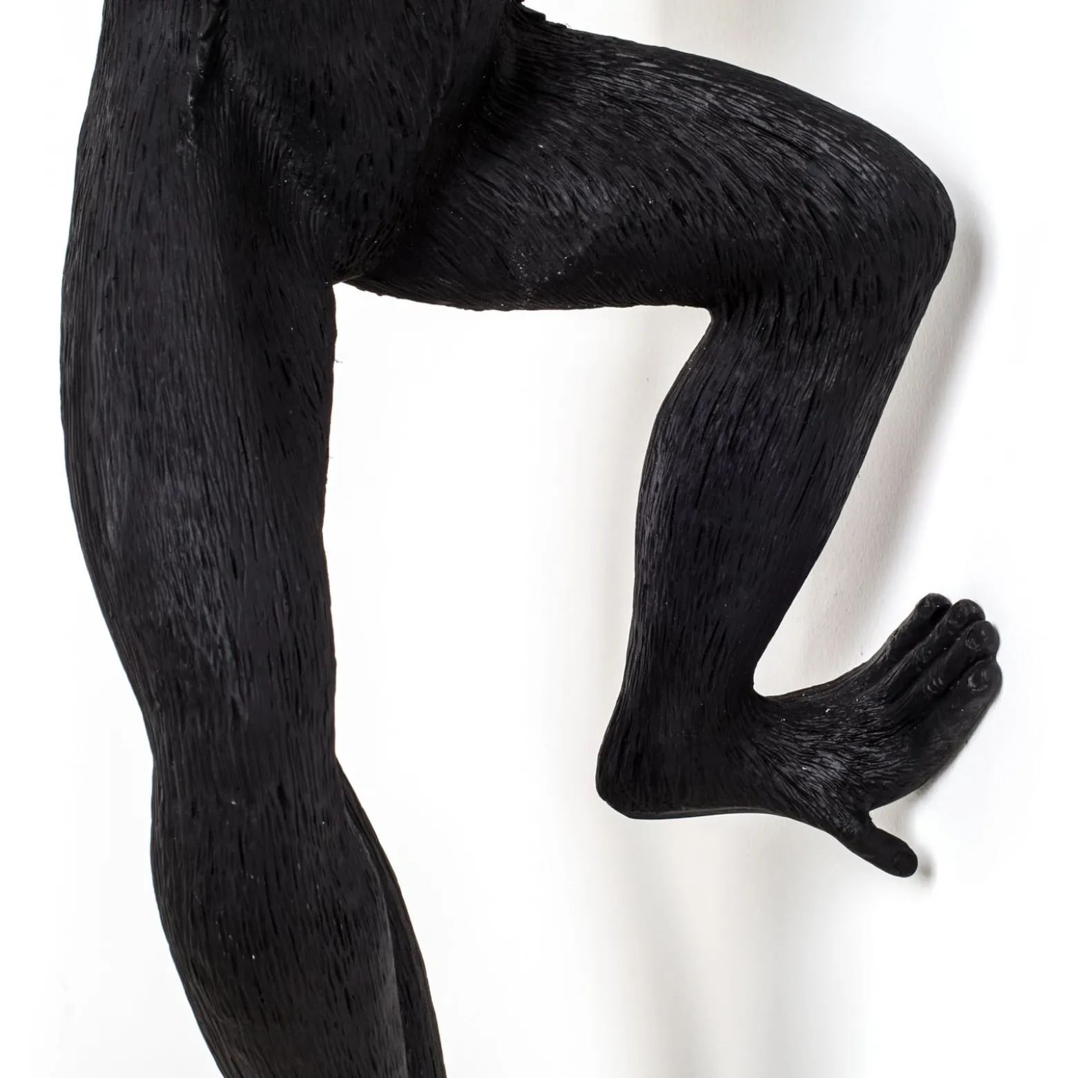 LED-koristeulkoseinävalo Monkey Lamp, vasen, musta