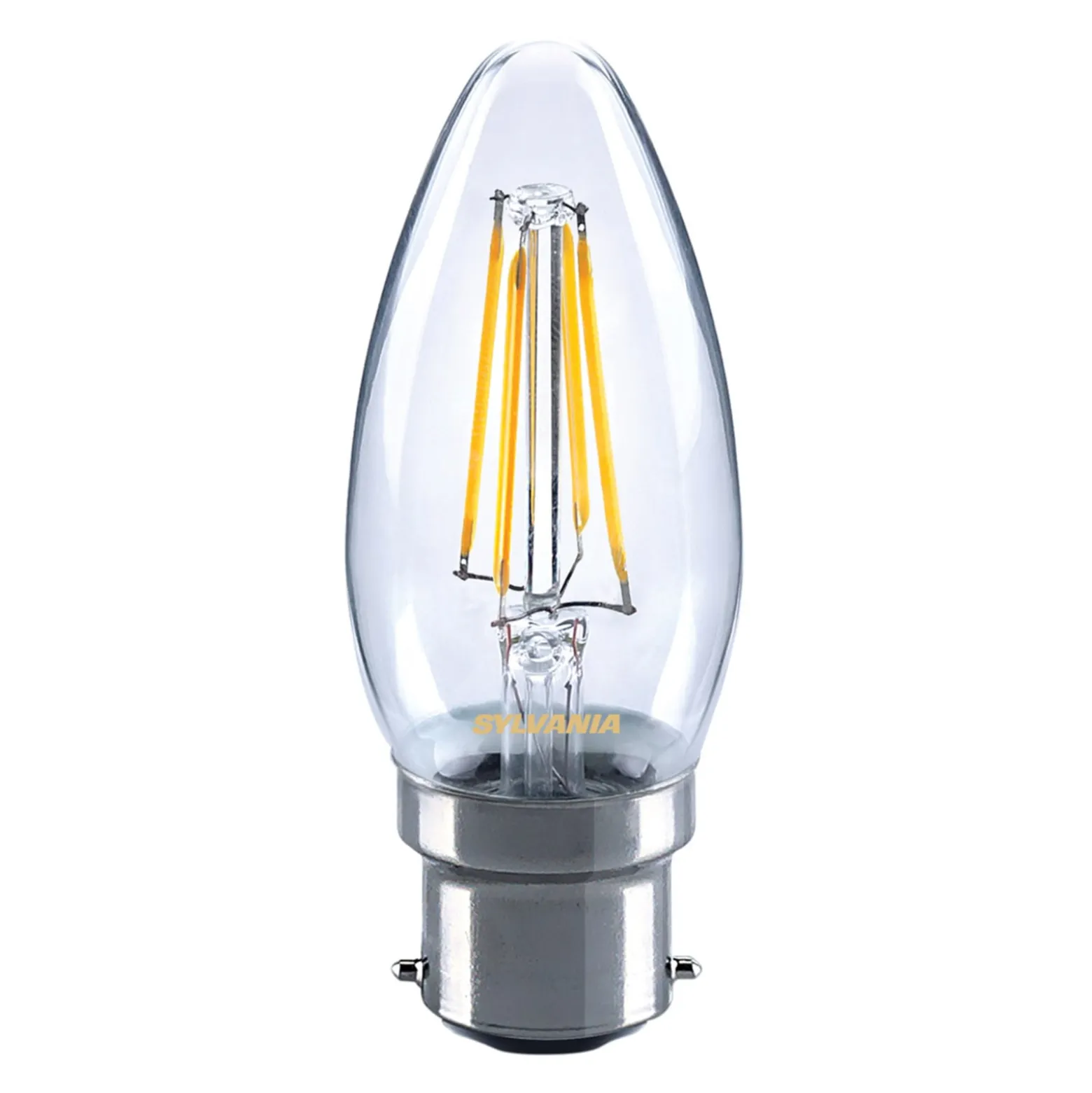 LED-kynttilälamppu B22 4,5 W 827 kirkas