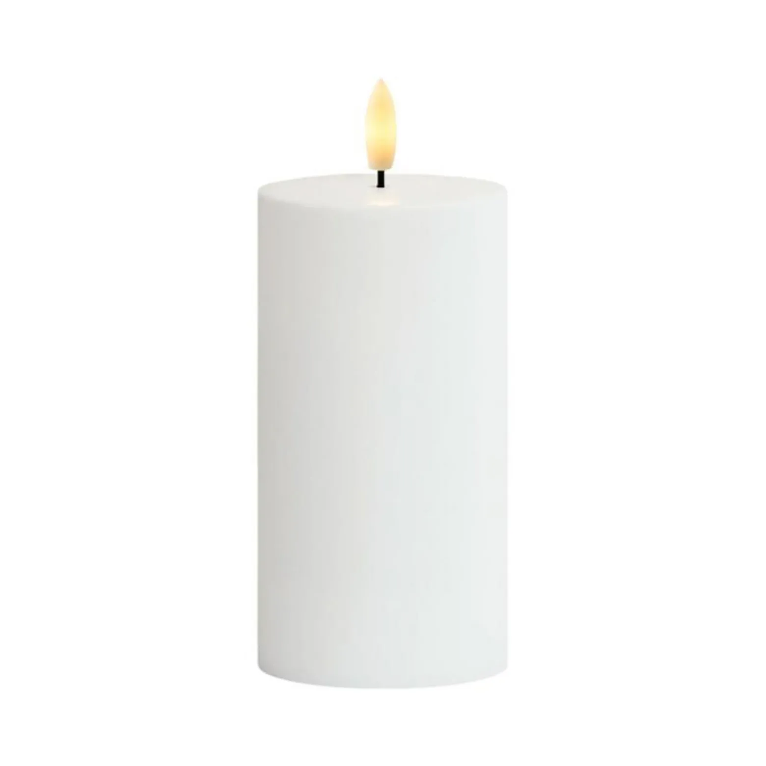 LED-kynttilä Sille, aurinkokäyttöinen, korkeus 15 cm, valkoinen, IP44