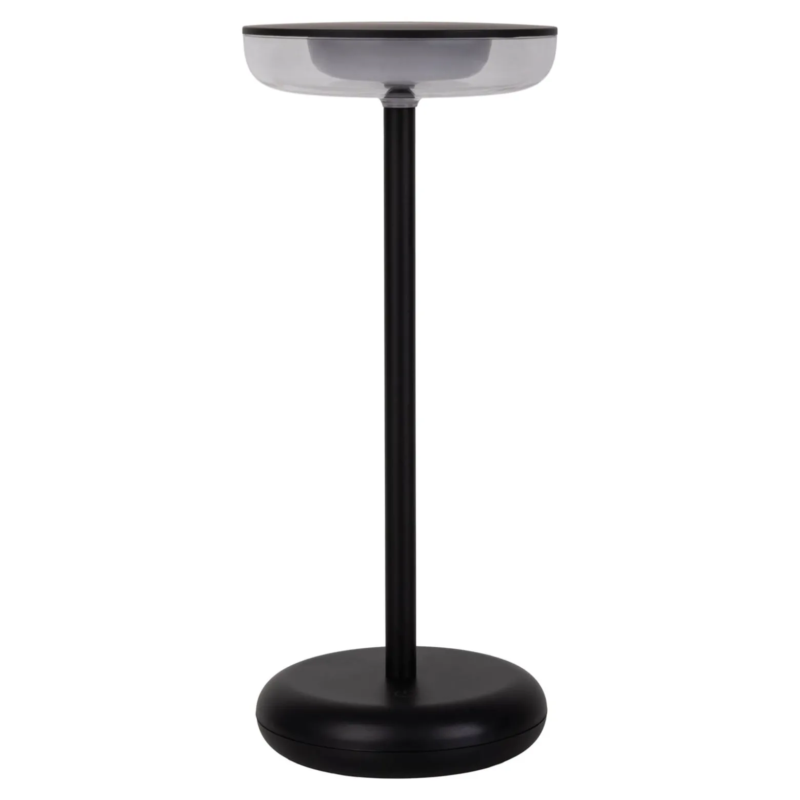 LED ladattava terassivalaisin Pasi musta korkeus 26cm metalli touch