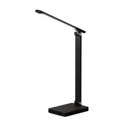 LED ladattava toimistopöytävalaisin Ole, musta, sensori, himmennettävä, CCT