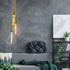 LED-lamppu Dilly E27 4W 2200K himmennettävä, vihreä sävytetty