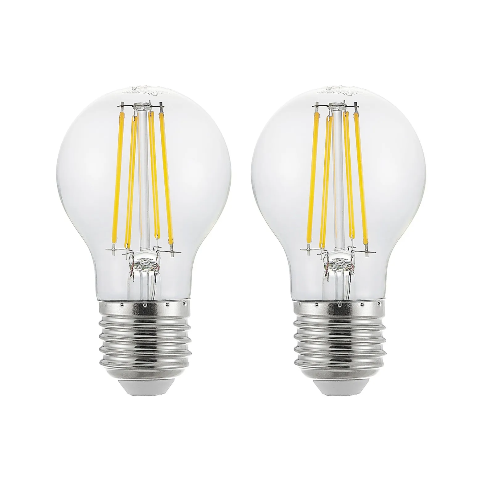 LED-lamppu E27 A60 6,5W 827 3-vaihehimmennin, 2kpl