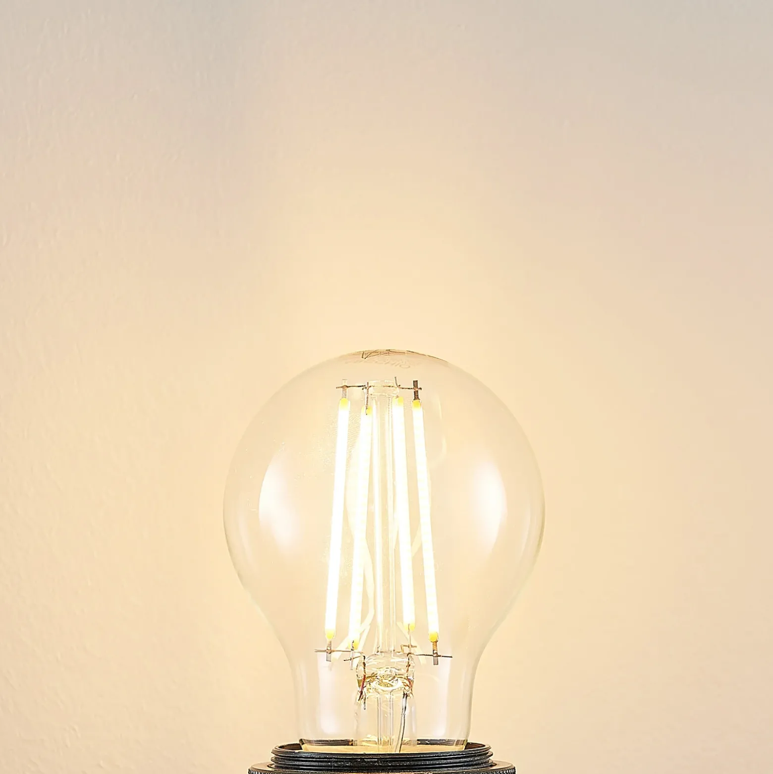 LED-lamppu E27 A60 6,5W 827 3-vaihehimmennin, 2kpl
