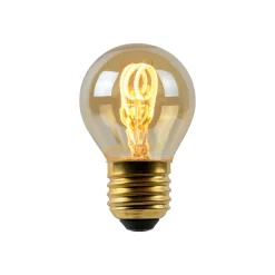 LED-lamppu E27 G45 3W keltainen 2,200K himmennettävä