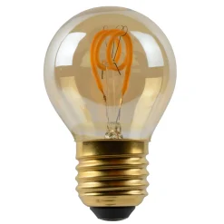 LED-lamppu E27 G45 3W keltainen 2,200K himmennettävä