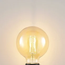 LED-lamppu E27 G95 6,5 W 2 500 K keltainen 3-portainen himmennettävä