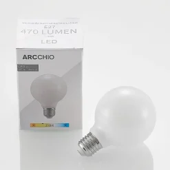 LED-lamppu E27 4W G80 2700K himmennys opaali 3 kpl