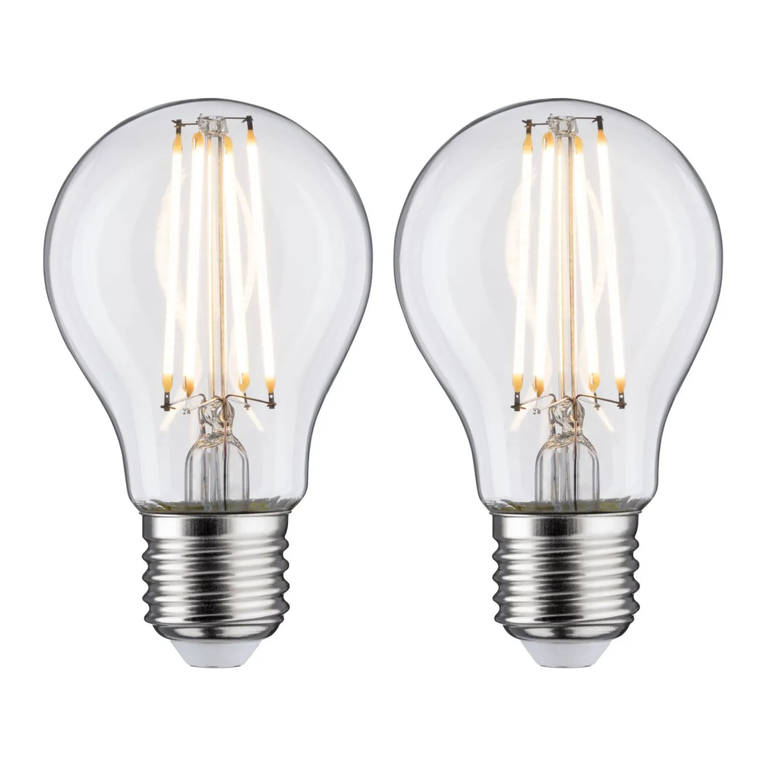 LED-lamppu E27 7W hehkulanka 2700K kirkas 2-pack 2-pack