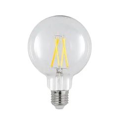 LED-lamppu E27 8W 2 700 K G95 globe kirkas 3 kpl
