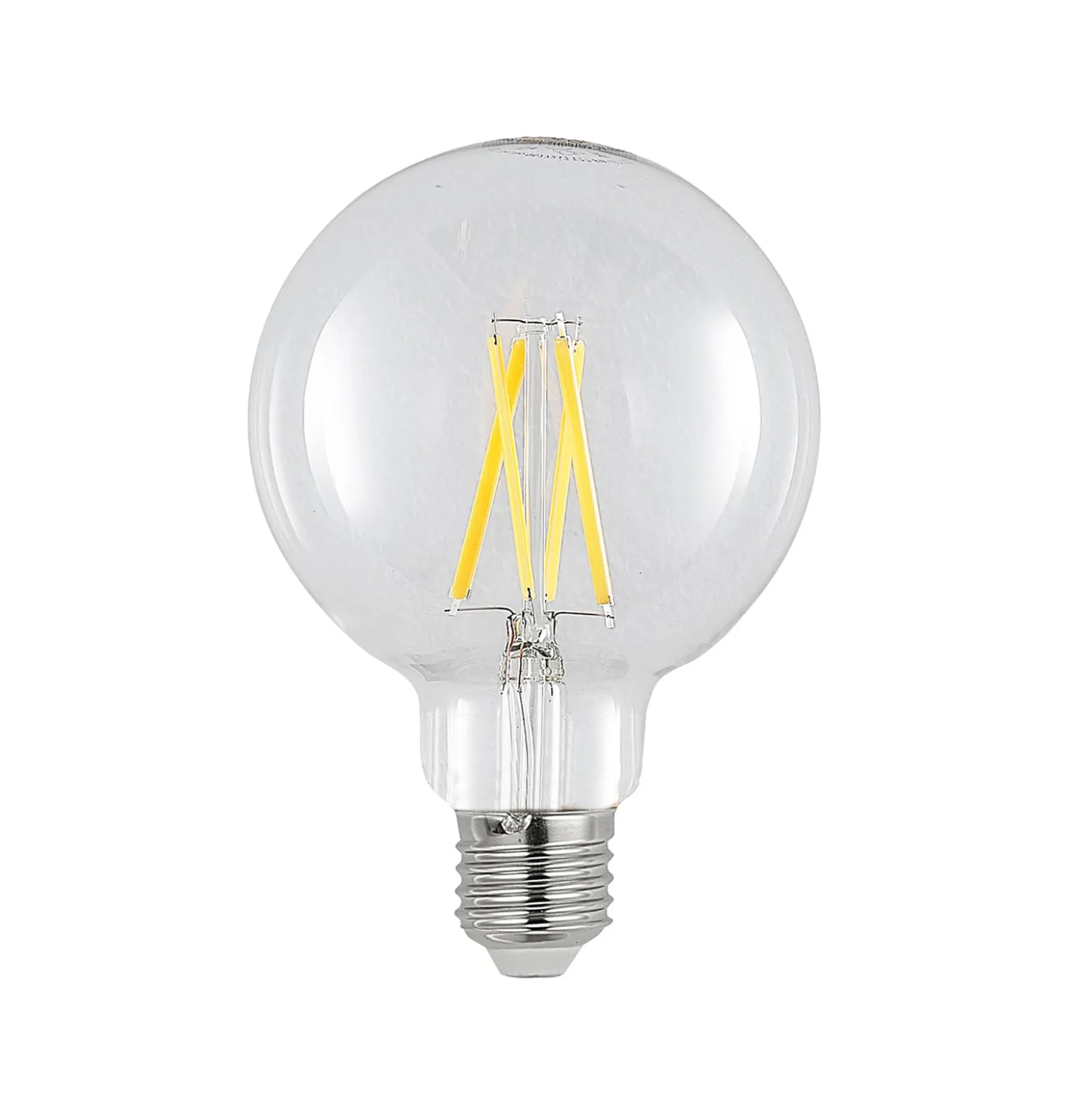 LED-lamppu E27 8W 2 700 K G95 globe kirkas 3 kpl
