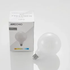 LED-lamppu E27 6W 2700K G125 himmennys opaali 2kpl