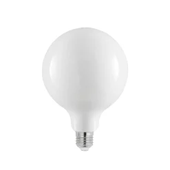LED-lamppu E27 6W 2700K G125 himmennys opaali 2kpl