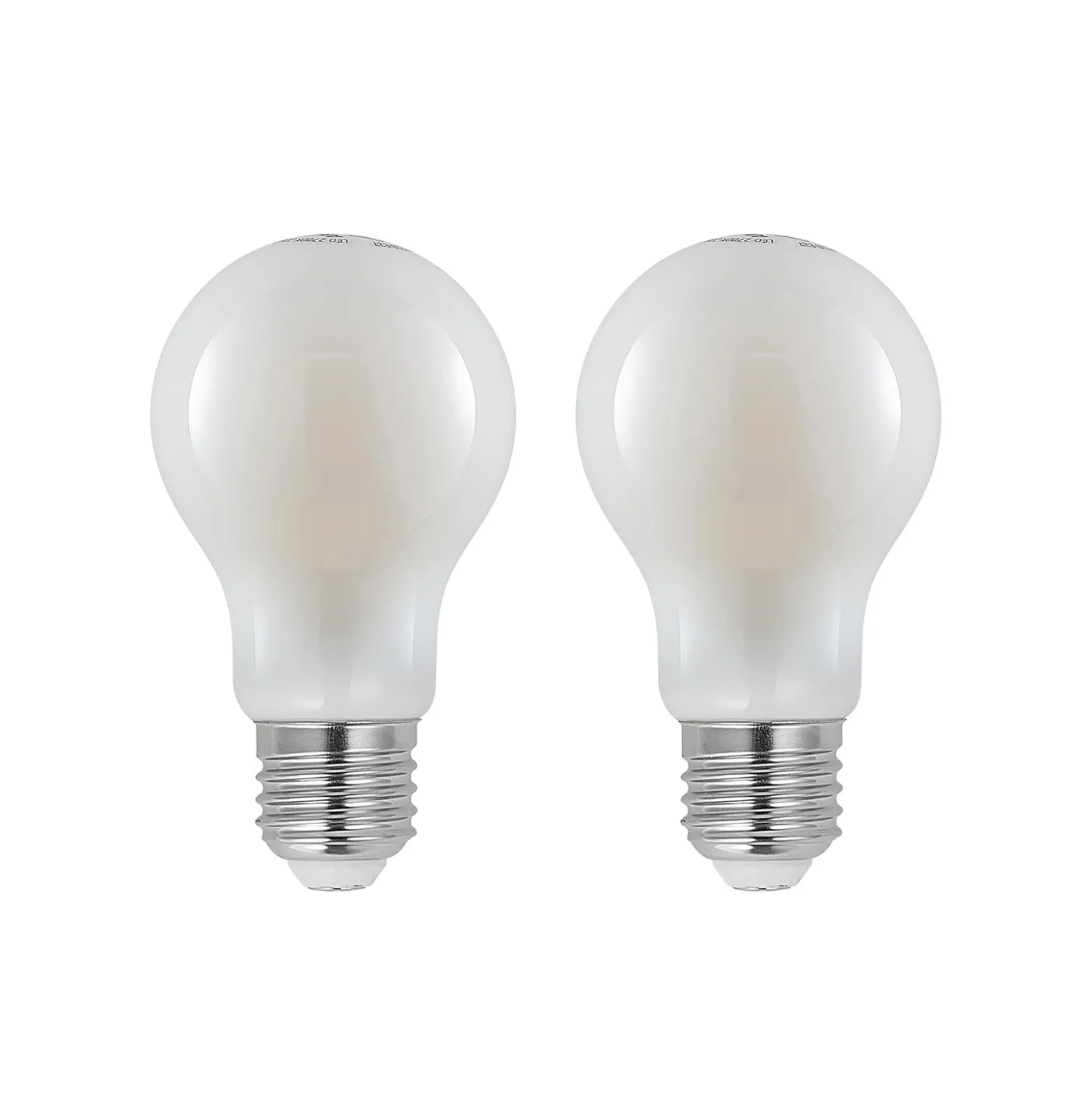 LED-lamppu E27 8W 2700K himmennettävä, opaali, 2x