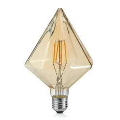 LED-lamppu E27 4W 2700K, timantti, meripihka