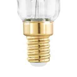 LED-lamppu E14 4W P45 2,000K Filament savuinen himmennettävä himmennettävä