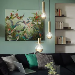 LED-lamppu E27 827 6,5W pääpeili kultainen