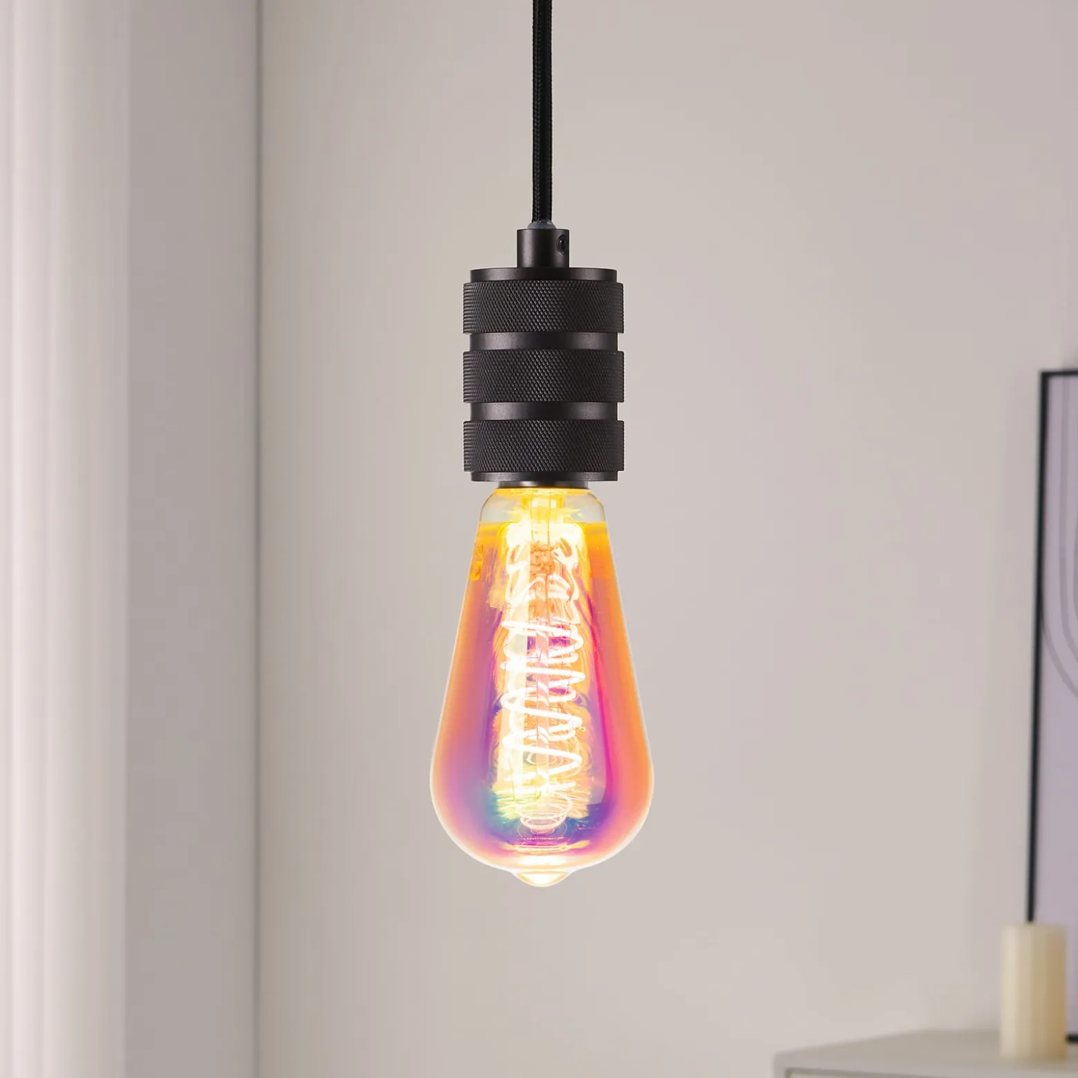 LED-lamppu E27 4W ST64 820 hehkulamppu irisoiva himmeä himmennettävä
