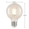 LED-lamppu G80 E27, 4 W, 2 700 K, hehkulanka, kirkas, himmennettävä