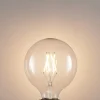 LED-lamppu G125 E27, 6 W, 2 700 K, kirkas hehkulanka, himmennettävä