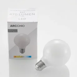 LED-lamppu G80 E27, 4 W, 2 700 K, opaali, himmennettävä