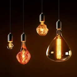 LED-lamppu Giant Drop E27 4W 918 dim kupari-metalli.